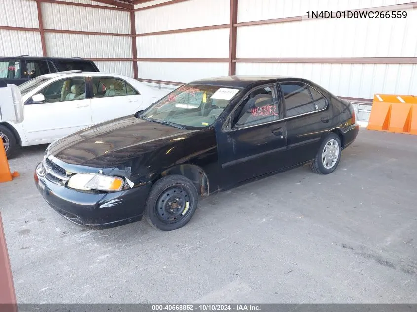 1998 Nissan Altima Gle/Gxe/Se/Xe VIN: 1N4DL01D0WC266559 Lot: 40568852