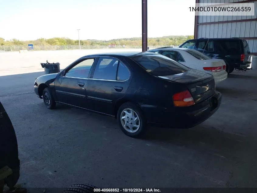 1998 Nissan Altima Gle/Gxe/Se/Xe VIN: 1N4DL01D0WC266559 Lot: 40568852