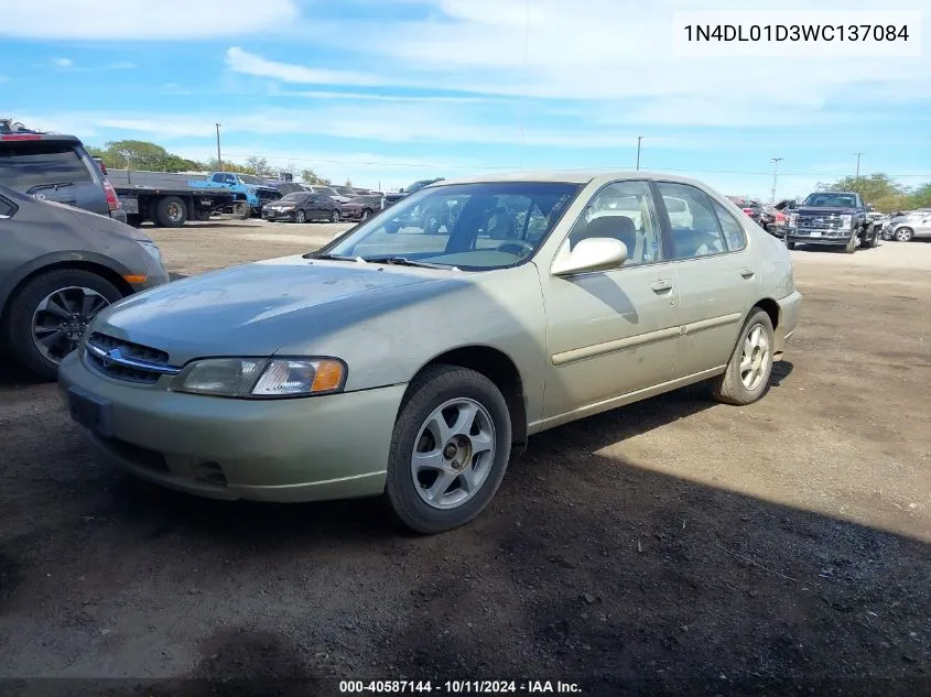 1N4DL01D3WC137084 1998 Nissan Altima Gle/Gxe/Se/Xe