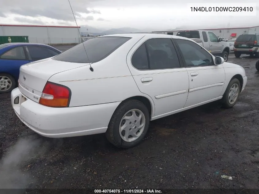 1N4DL01D0WC209410 1998 Nissan Altima Gle/Gxe/Se/Xe