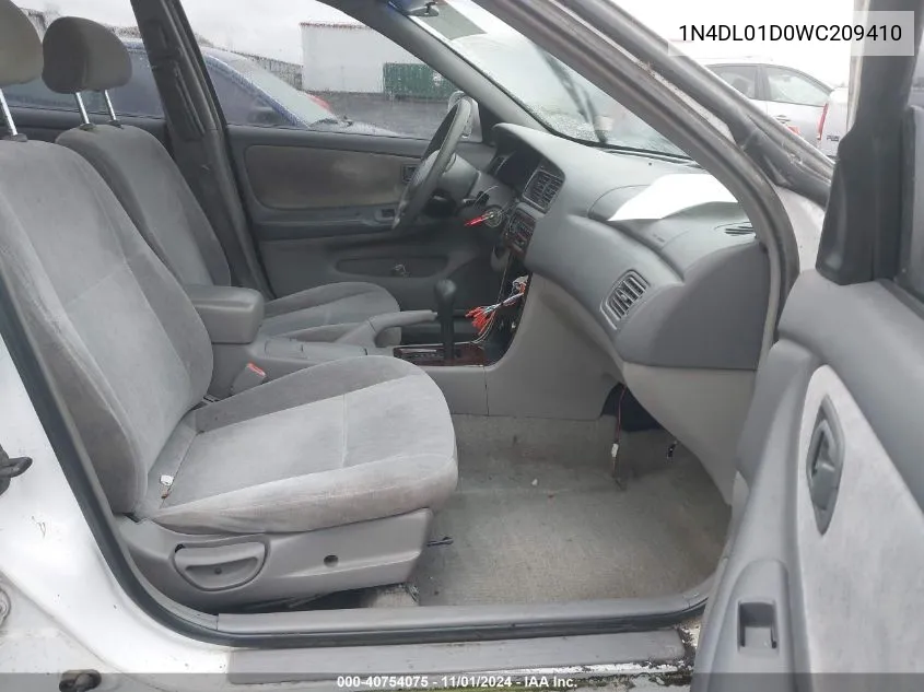 1N4DL01D0WC209410 1998 Nissan Altima Gle/Gxe/Se/Xe