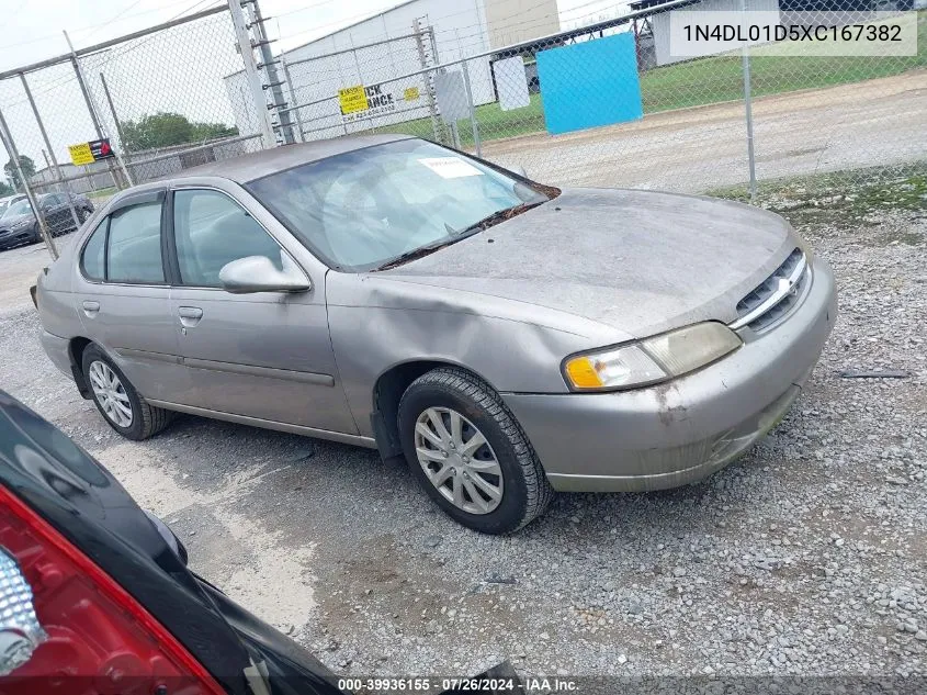 1999 Nissan Altima Gle/Gxe/Se/Se-L/Xe VIN: 1N4DL01D5XC167382 Lot: 39936155