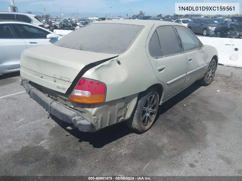 1N4DL01D9XC159561 1999 Nissan Altima Gle/Gxe/Se/Se-L/Xe