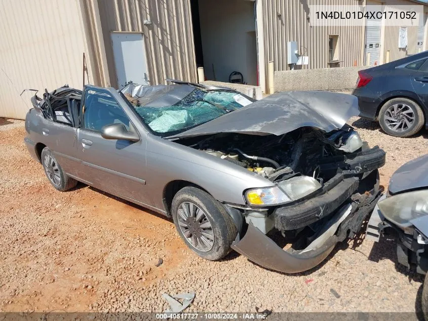 1N4DL01D4XC171052 1999 Nissan Altima Xe/Gxe/Se/Gle