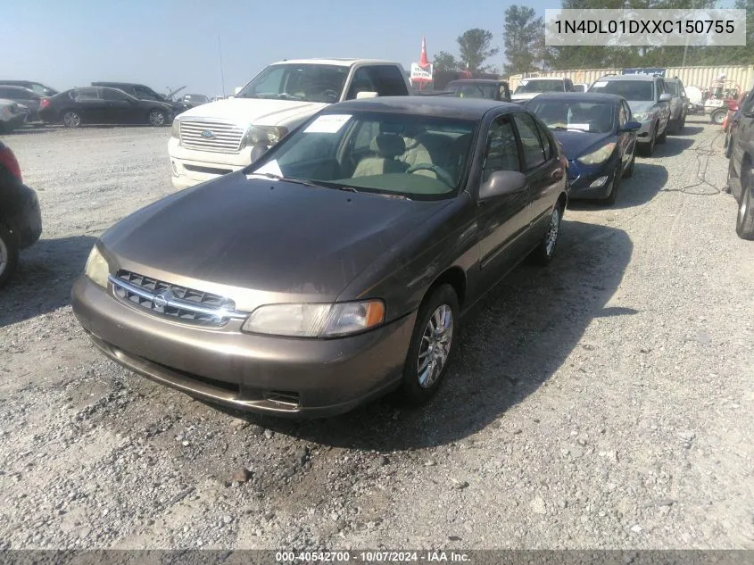 1999 Nissan Altima Gle/Gxe/Se/Se-L/Xe VIN: 1N4DL01DXXC150755 Lot: 40542700