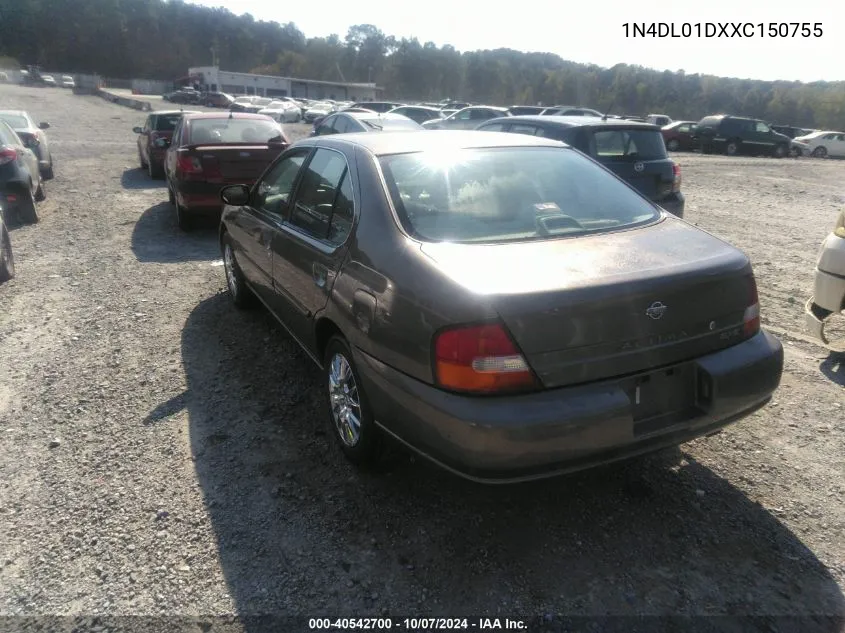 1N4DL01DXXC150755 1999 Nissan Altima Gle/Gxe/Se/Se-L/Xe