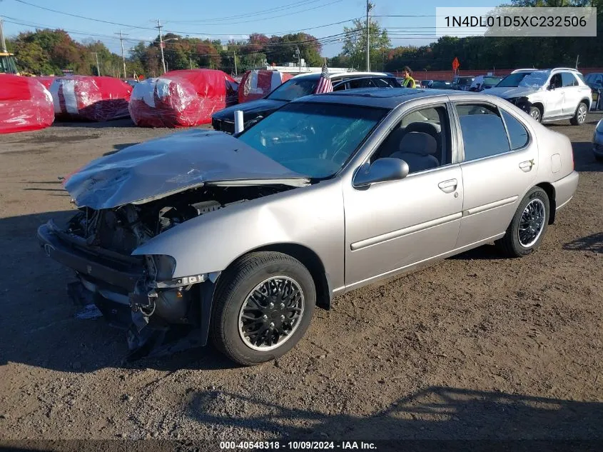 1999 Nissan Altima Gle/Gxe/Se/Se-L/Xe VIN: 1N4DL01D5XC232506 Lot: 40548318