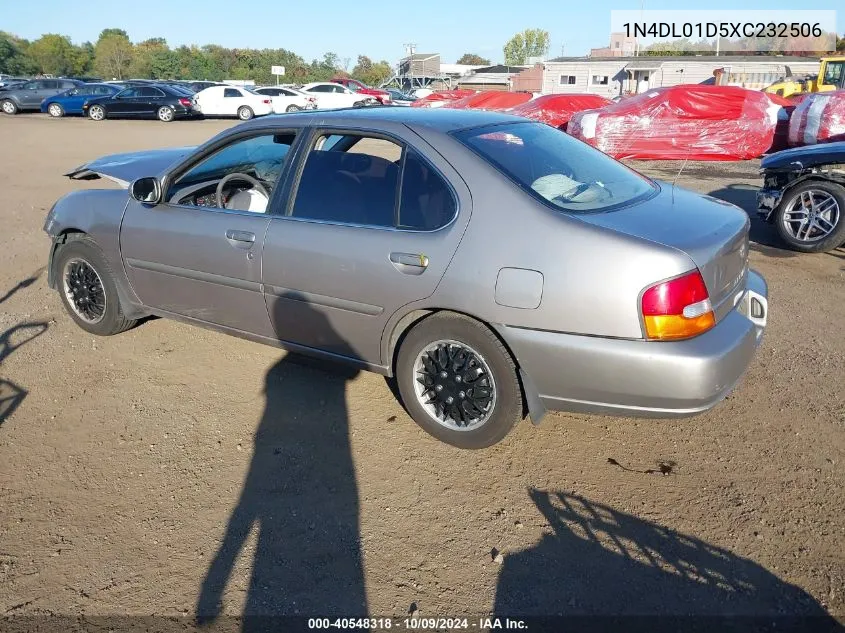 1999 Nissan Altima Gle/Gxe/Se/Se-L/Xe VIN: 1N4DL01D5XC232506 Lot: 40548318