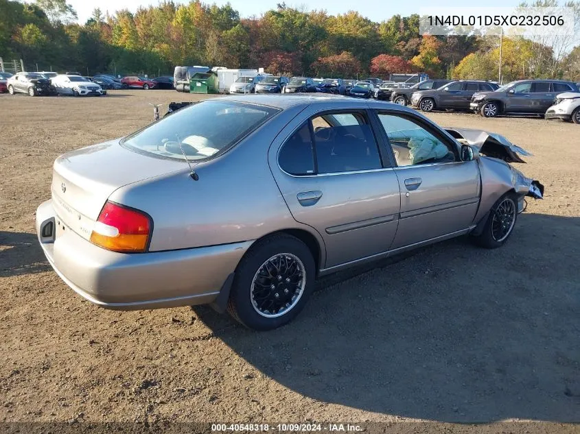 1999 Nissan Altima Gle/Gxe/Se/Se-L/Xe VIN: 1N4DL01D5XC232506 Lot: 40548318