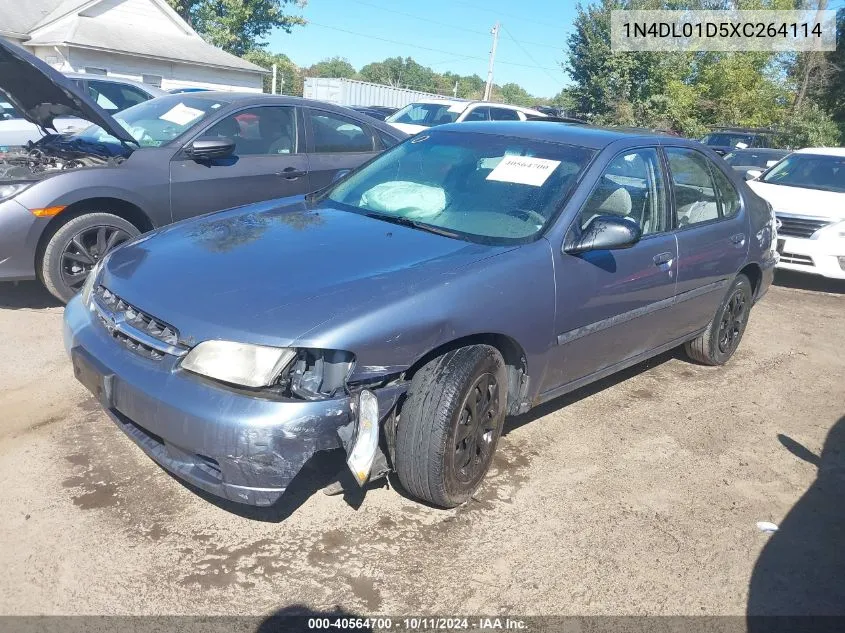 1999 Nissan Altima Gle/Gxe/Se/Se-L/Xe VIN: 1N4DL01D5XC264114 Lot: 40564700