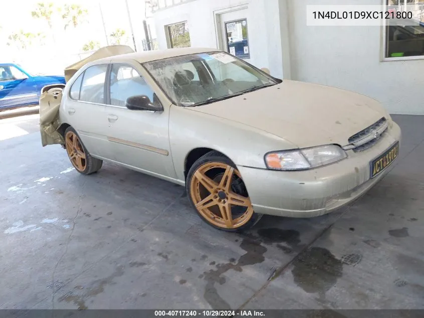 1999 Nissan Altima Gle/Gxe/Se/Se-L/Xe VIN: 1N4DL01D9XC121800 Lot: 40717240