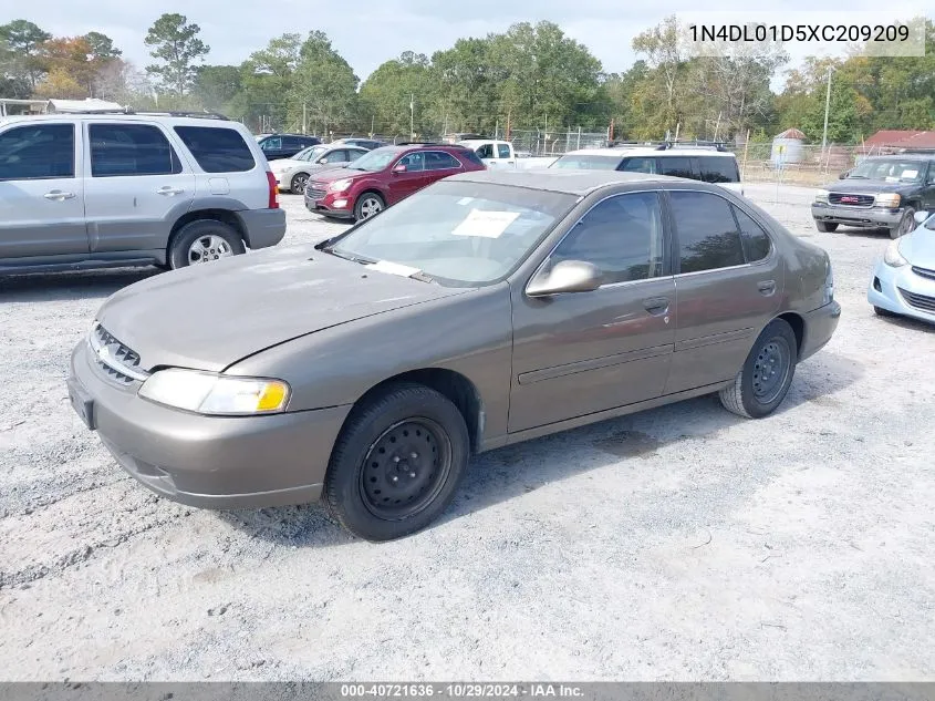 1999 Nissan Altima Gle/Gxe/Se/Se-L/Xe VIN: 1N4DL01D5XC209209 Lot: 40721636