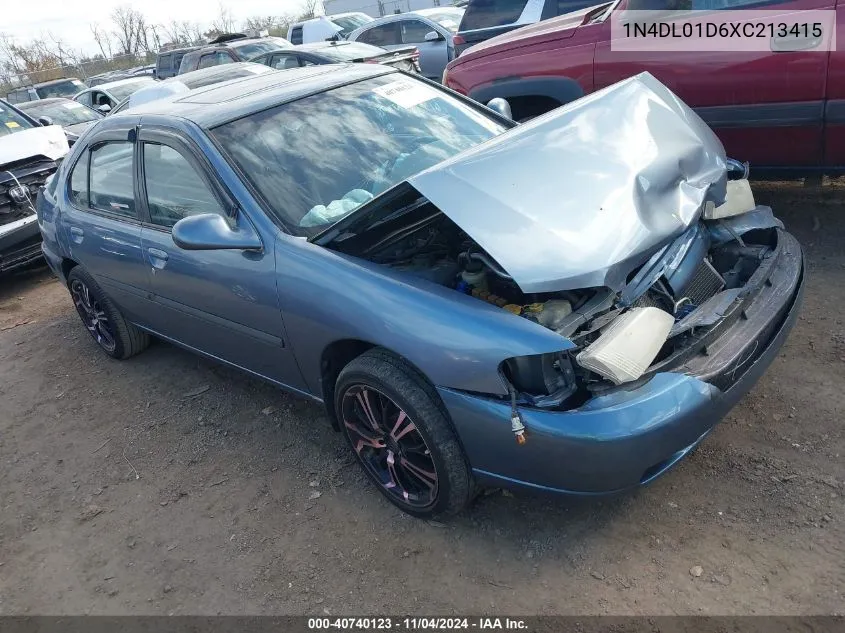 1N4DL01D6XC213415 1999 Nissan Altima Gle/Gxe/Se/Se-L/Xe