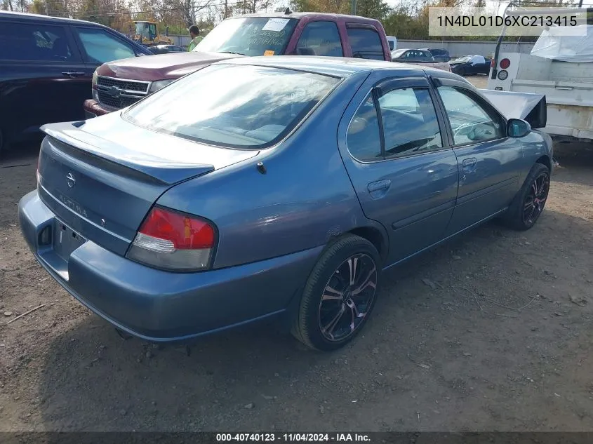 1N4DL01D6XC213415 1999 Nissan Altima Gle/Gxe/Se/Se-L/Xe