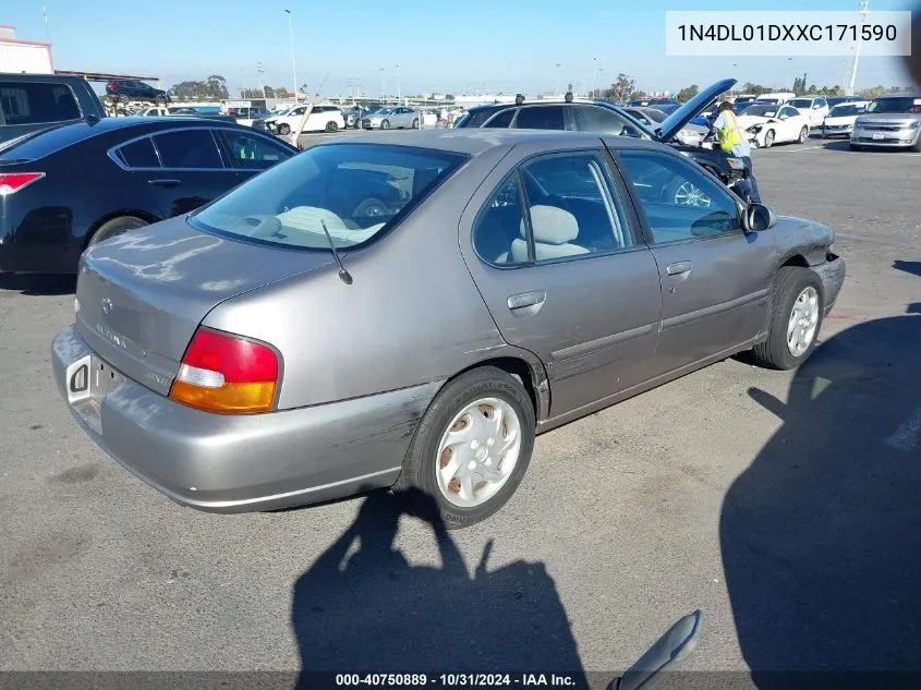 1N4DL01DXXC171590 1999 Nissan Altima Gle/Gxe/Se/Se-L/Xe