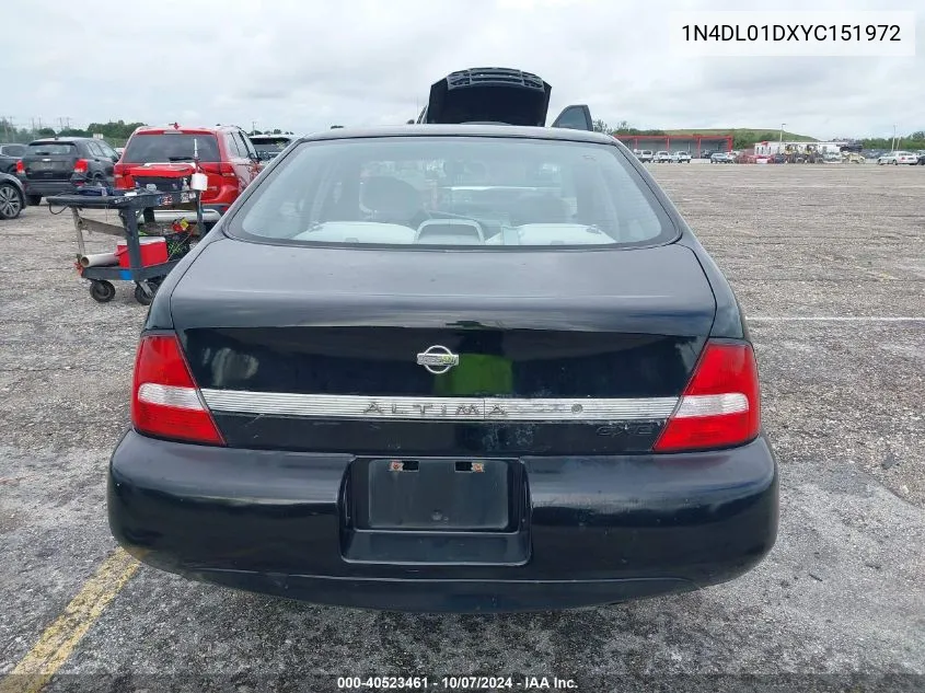 1N4DL01DXYC151972 2000 Nissan Altima Xe/Gxe/Se/Gle