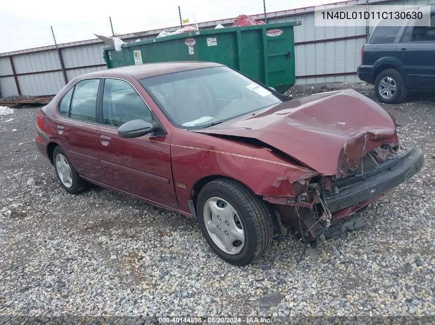 2001 Nissan Altima VIN: 1N4DL01D11C130630 Lot: 40144898