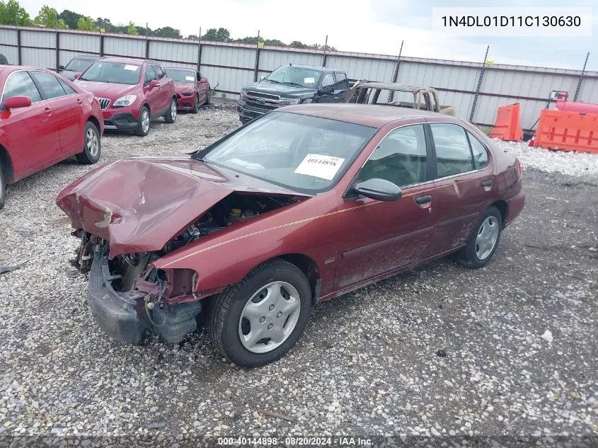 2001 Nissan Altima VIN: 1N4DL01D11C130630 Lot: 40144898