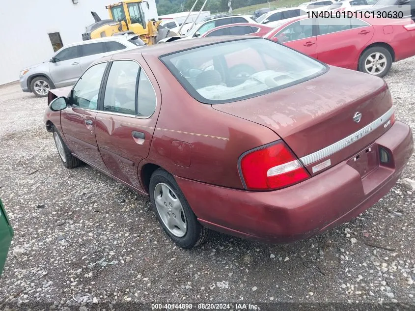 2001 Nissan Altima VIN: 1N4DL01D11C130630 Lot: 40144898