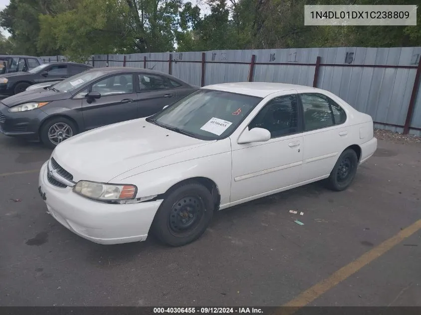 2001 Nissan Altima Xe/Gxe/Se VIN: 1N4DL01DX1C238809 Lot: 40306455