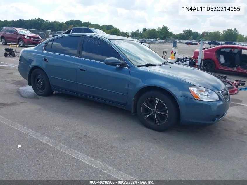 2002 Nissan Altima 2.5 S VIN: 1N4AL11D52C214055 Lot: 40218969