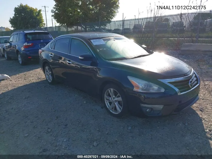 2002 Nissan Altima 2.5 S VIN: 1N4AL11D12C242175 Lot: 40297021