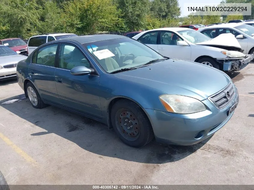 1N4AL11DX2C229294 2002 Nissan Altima S/Sl