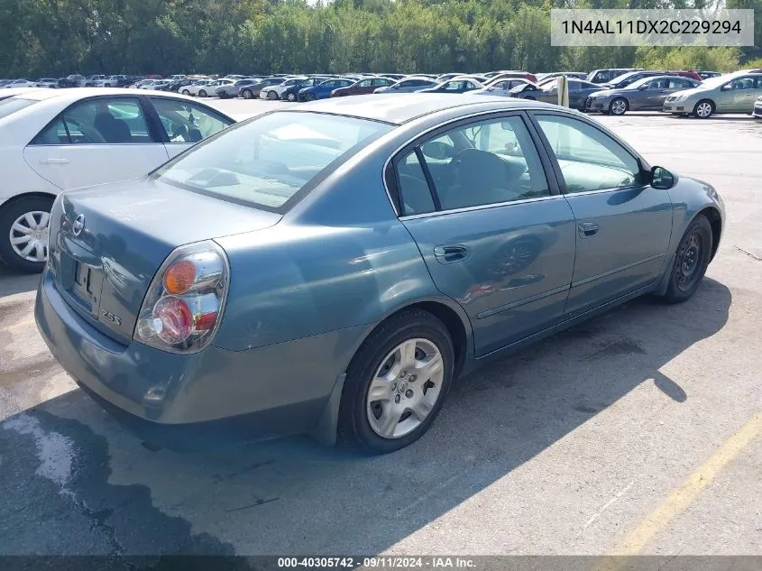 1N4AL11DX2C229294 2002 Nissan Altima S/Sl