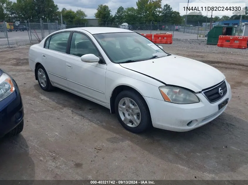 2002 Nissan Altima 2.5 S VIN: 1N4AL11D82C244330 Lot: 40321742