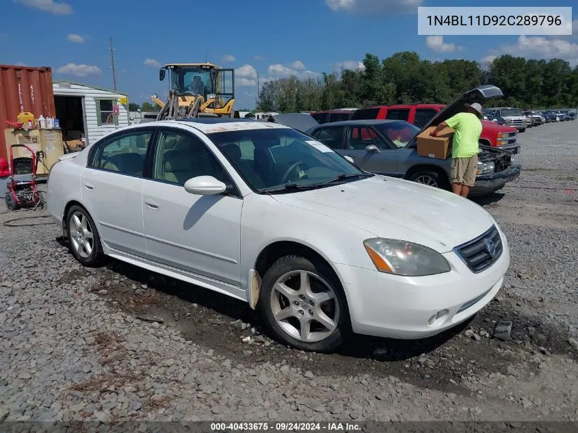 1N4BL11D92C289796 2002 Nissan Altima 3.5 Se