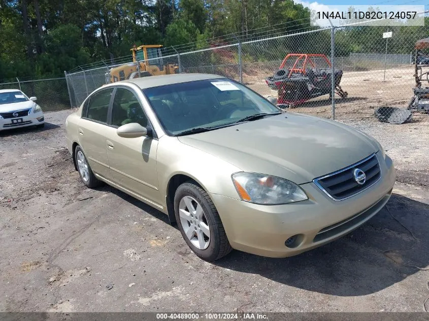 2002 Nissan Altima S/Sl VIN: 1N4AL11D82C124057 Lot: 40489000