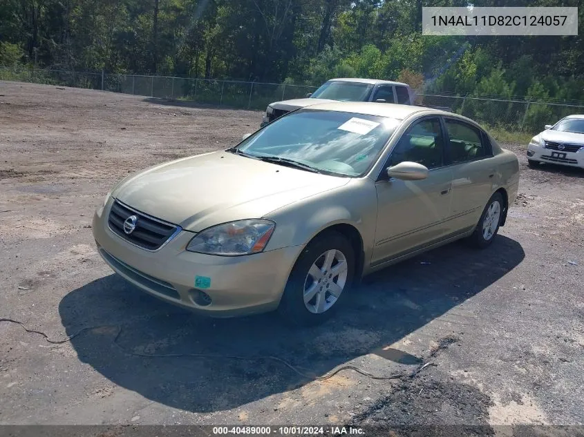 2002 Nissan Altima S/Sl VIN: 1N4AL11D82C124057 Lot: 40489000