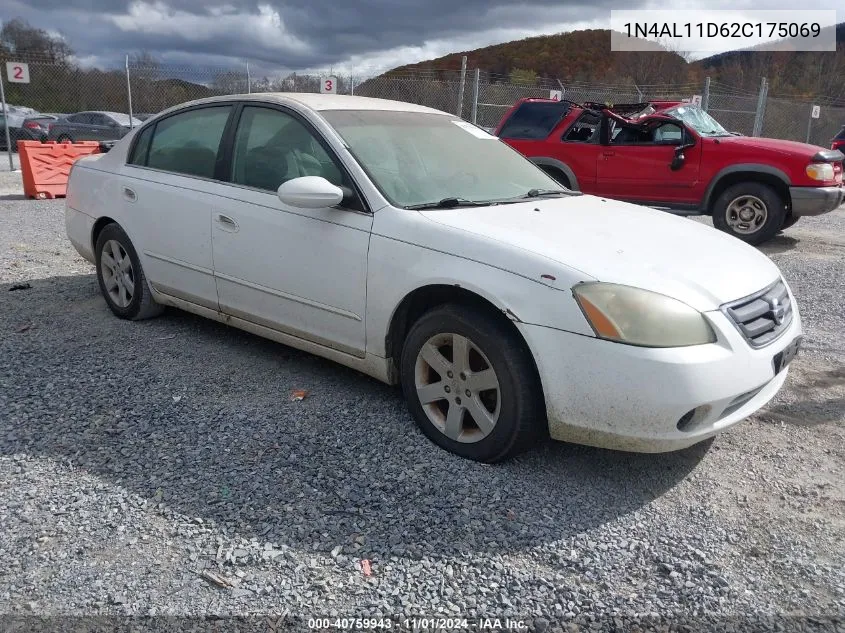 2002 Nissan Altima 2.5 S VIN: 1N4AL11D62C175069 Lot: 40759943