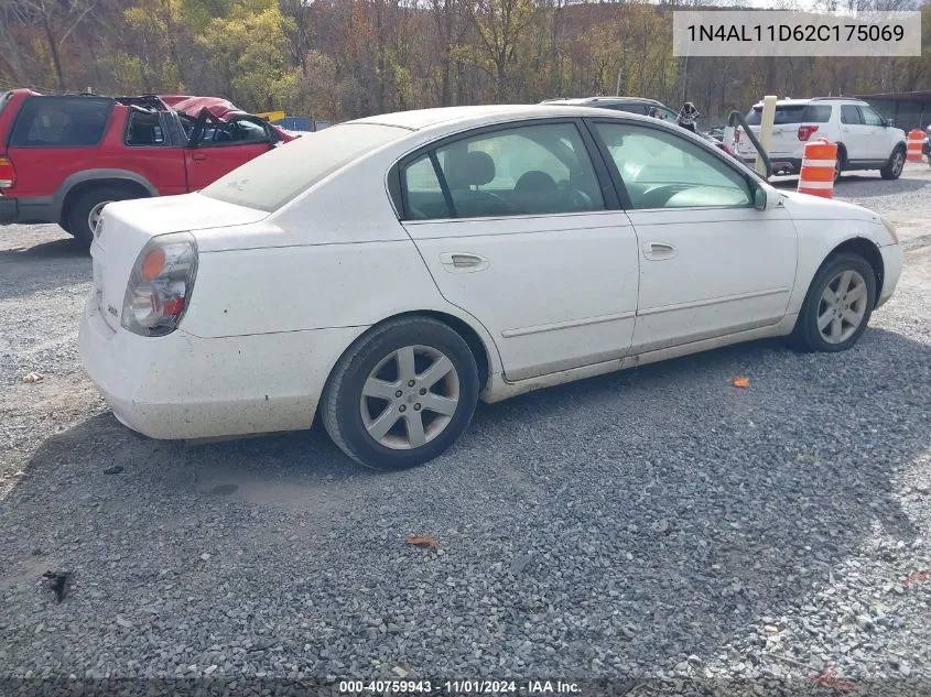 2002 Nissan Altima 2.5 S VIN: 1N4AL11D62C175069 Lot: 40759943