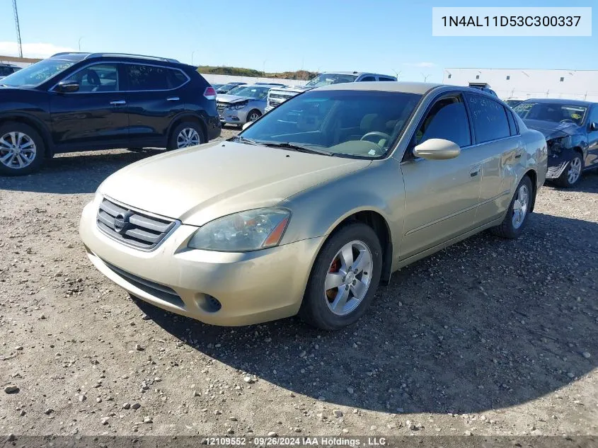 2003 Nissan Altima S/Sl VIN: 1N4AL11D53C300337 Lot: 12109552