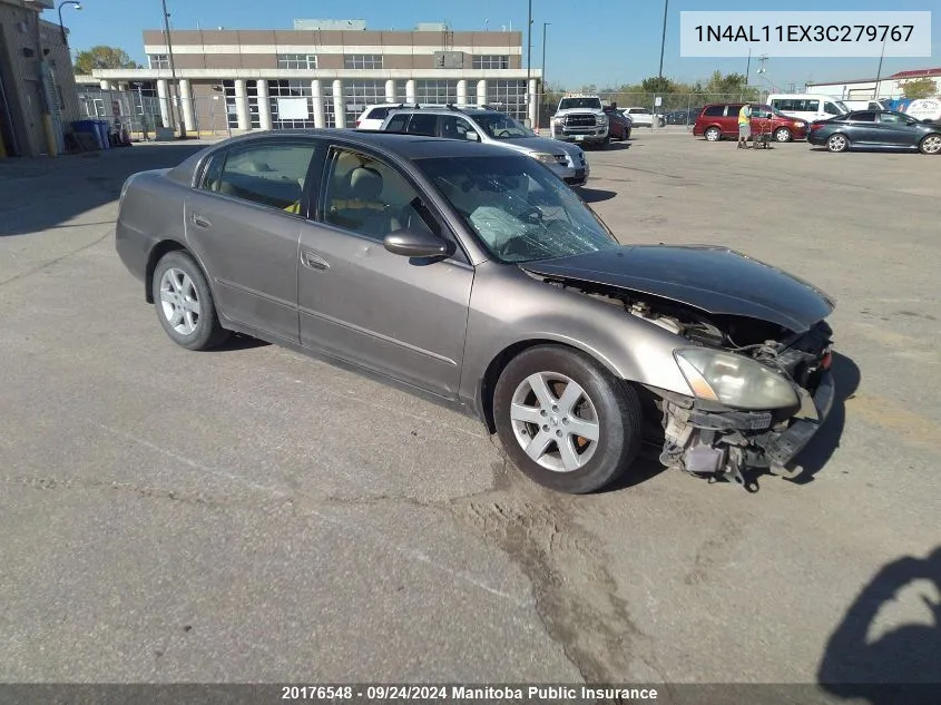 2003 Nissan Altima 2.5 Sl VIN: 1N4AL11EX3C279767 Lot: 20176548