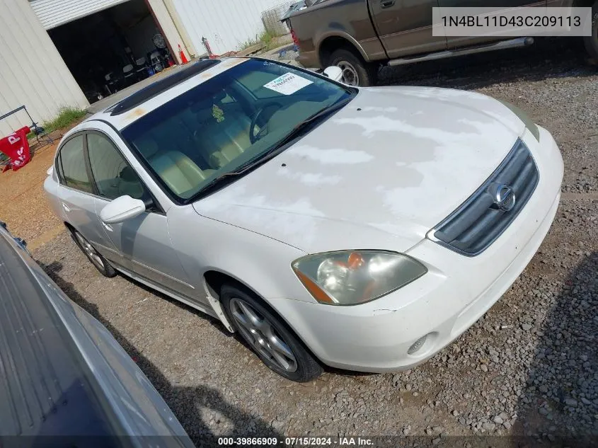 1N4BL11D43C209113 2003 Nissan Altima 3.5 Se