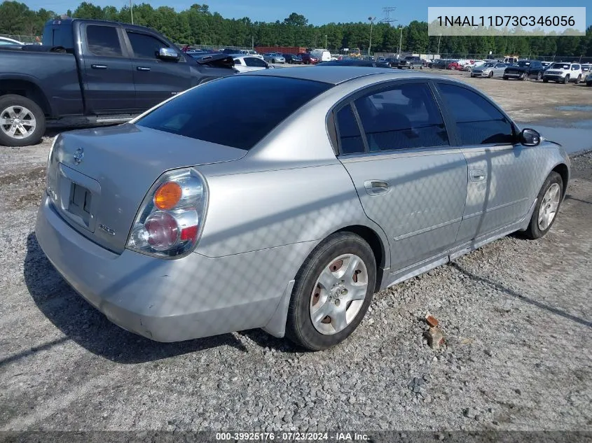 2003 Nissan Altima 2.5 S VIN: 1N4AL11D73C346056 Lot: 39925176