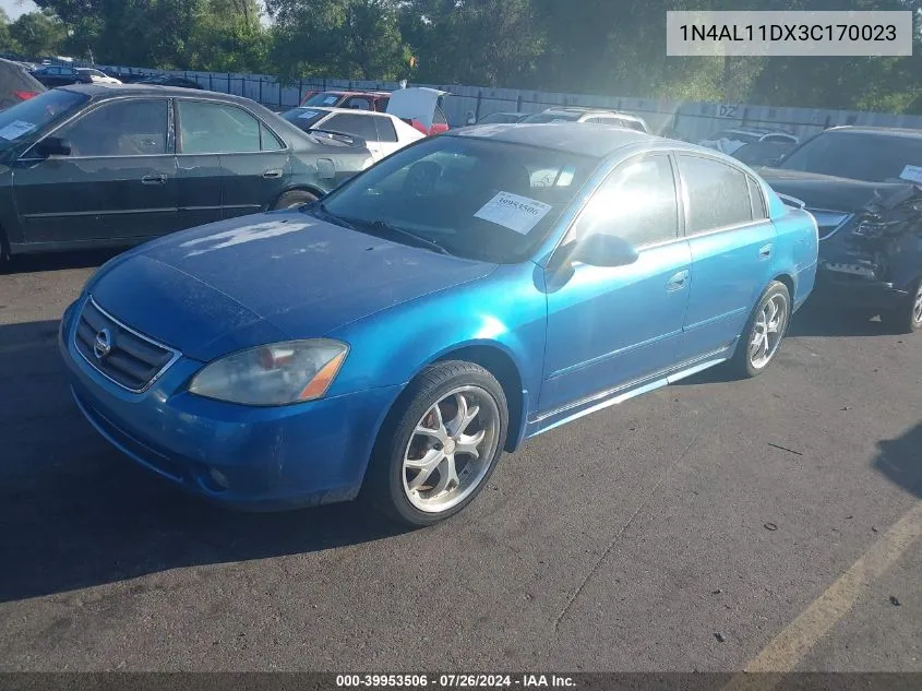 1N4AL11DX3C170023 2003 Nissan Altima S/Sl