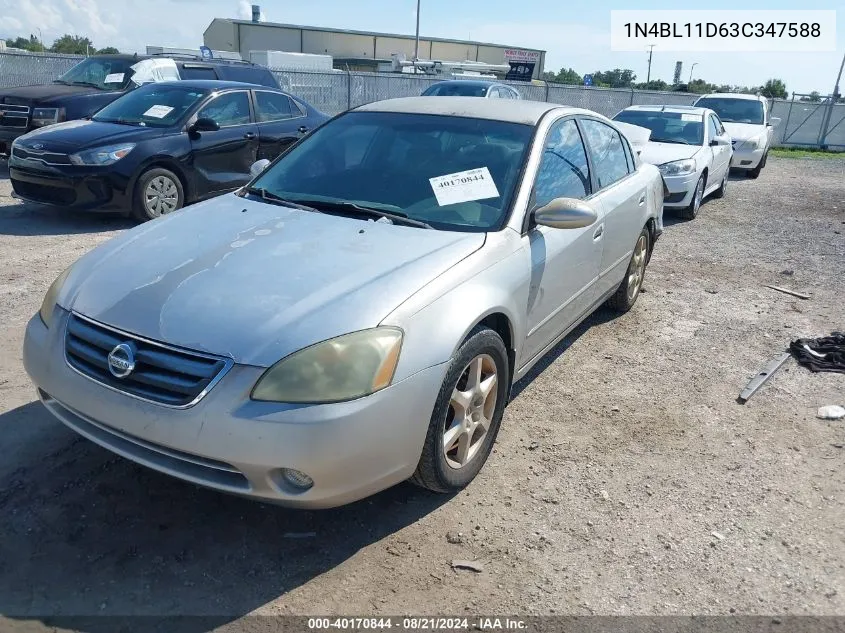 2003 Nissan Altima 3.5 Se VIN: 1N4BL11D63C347588 Lot: 40170844