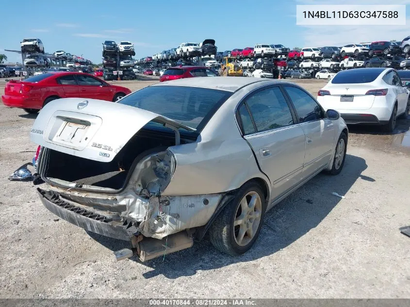 1N4BL11D63C347588 2003 Nissan Altima 3.5 Se