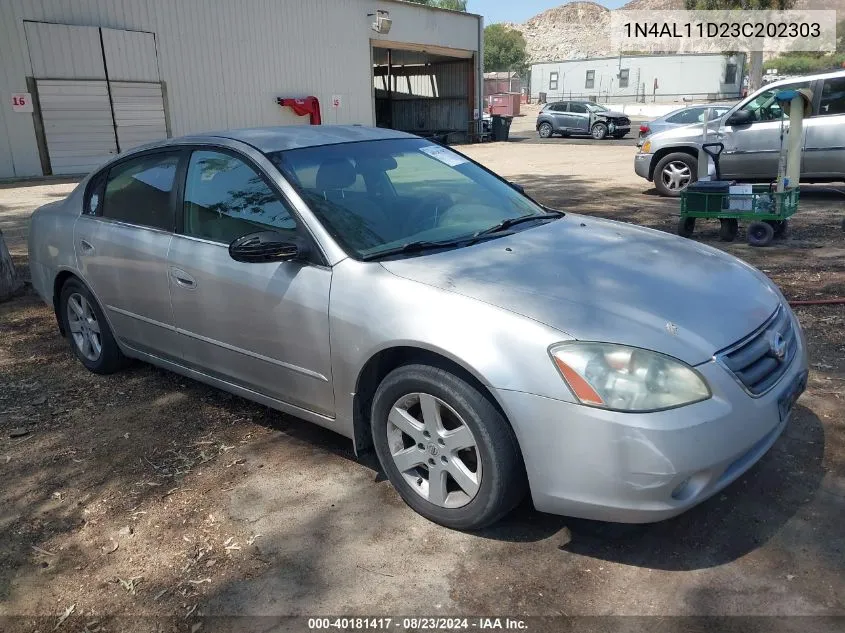 2003 Nissan Altima 2.5 S VIN: 1N4AL11D23C202303 Lot: 40181417