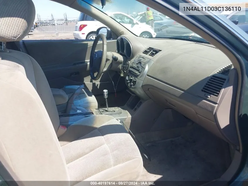 1N4AL11D03C136110 2003 Nissan Altima 2.5 S