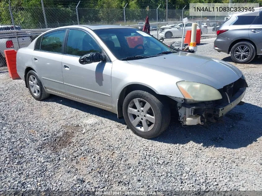 2003 Nissan Altima 2.5 S VIN: 1N4AL11D83C333946 Lot: 40273041