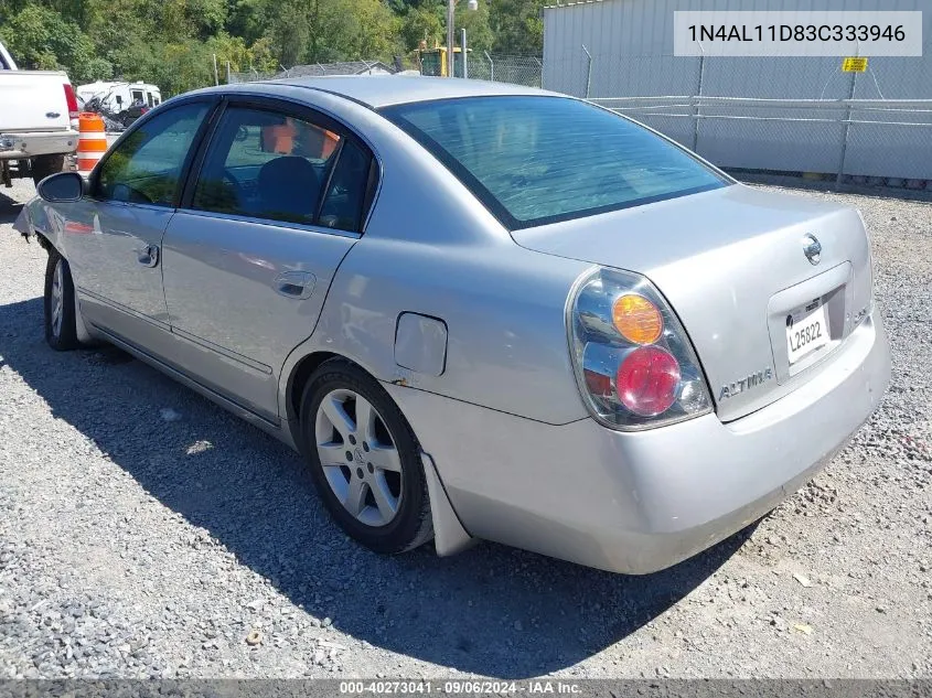 2003 Nissan Altima 2.5 S VIN: 1N4AL11D83C333946 Lot: 40273041