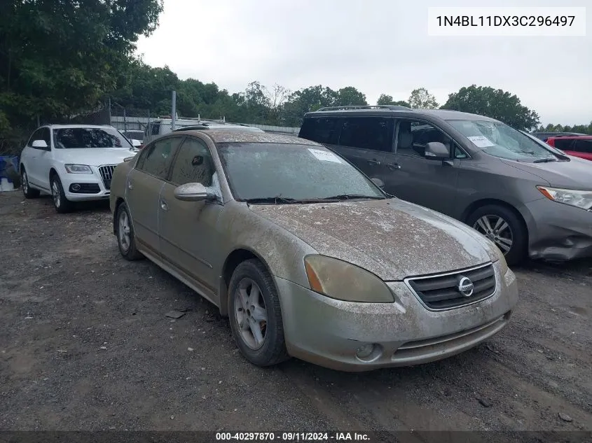 2003 Nissan Altima 3.5 Se VIN: 1N4BL11DX3C296497 Lot: 40297870