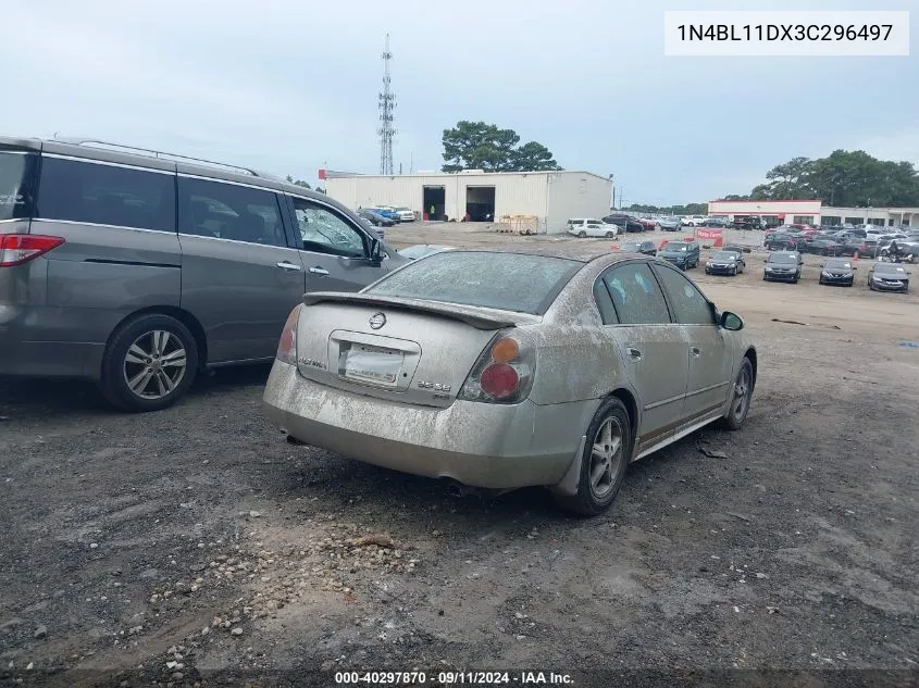 2003 Nissan Altima 3.5 Se VIN: 1N4BL11DX3C296497 Lot: 40297870