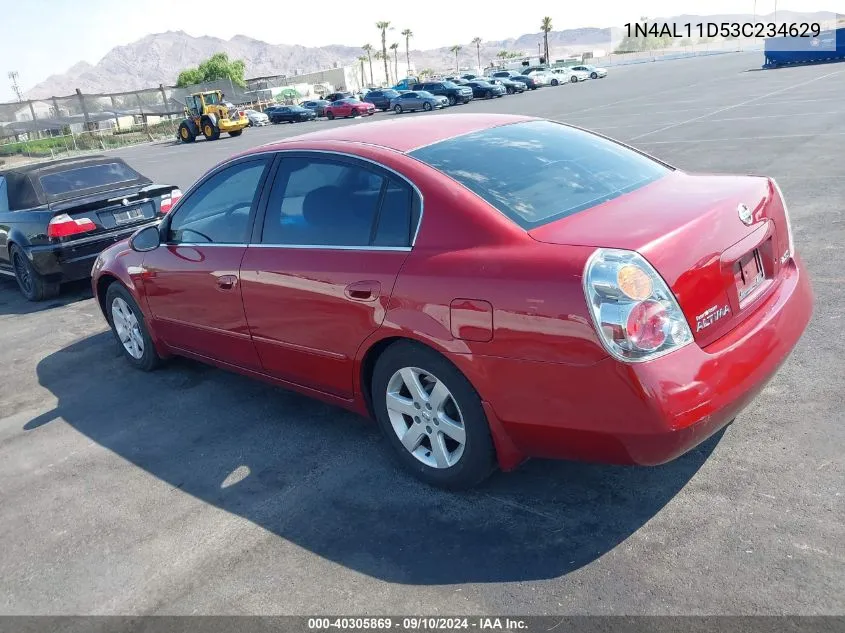 2003 Nissan Altima 2.5 S VIN: 1N4AL11D53C234629 Lot: 40305869