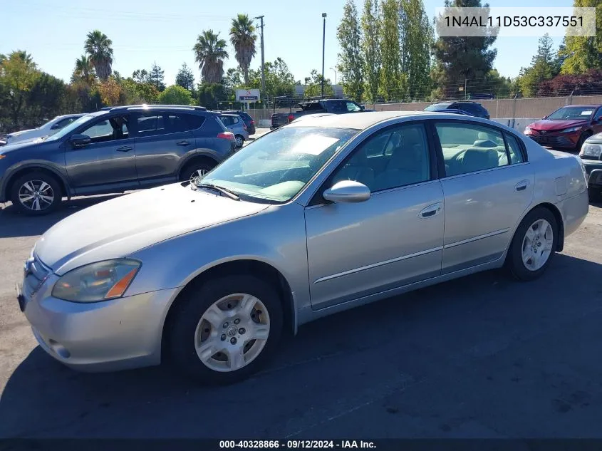 2003 Nissan Altima 2.5 S VIN: 1N4AL11D53C337551 Lot: 40328866