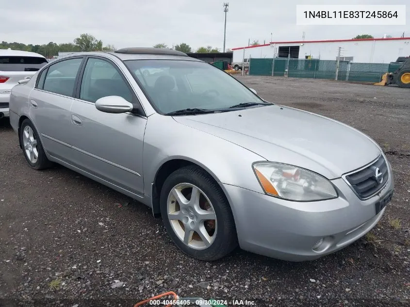 2003 Nissan Altima Se VIN: 1N4BL11E83T245864 Lot: 40456405